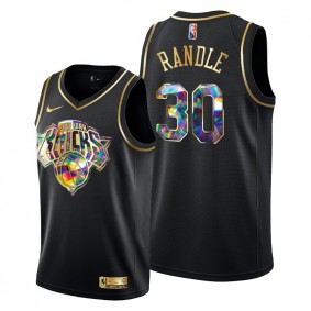 Knicks Julius Randle 2021-22 Diamond Logo Jersey Black