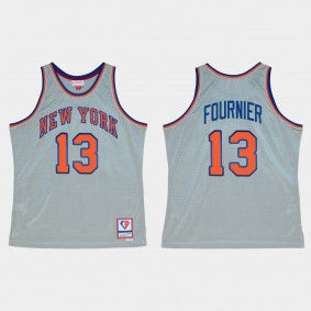 Knicks 75th Anniversary Silver Evan Fournier Jersey