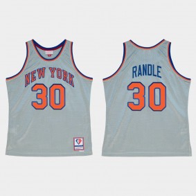 Knicks 75th Anniversary Silver Julius Randle Jersey