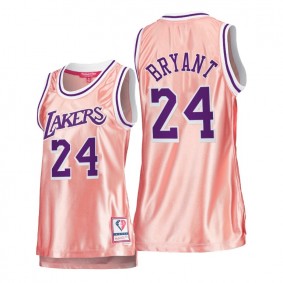 Kobe Bryant Los Angeles Lakers Rose Gold Jersey 75th Anniversary Pink Women's