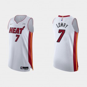 Heat Kyle Lowry 2021/22 75th Authentic Association Jersey White