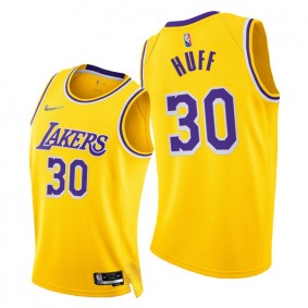 Jay Huff 2021-22 Lakers Icon Edition Jersey - Gold