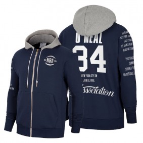 Shaquille O'Neal 75th Diamond Anniversary 1946-2021 Hoodie Navy