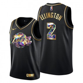 Wayne Ellington 2021-22 Lakers Diamond Logo Jersey - Black