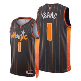 Magic Jonathan Isaac 2021-22 City Edition Anthracite Jersey NBA 75th