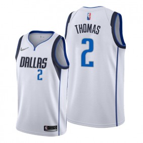 Isaiah Thomas #2 Dallas Mavericks 2021-22 Association Edition White Jersey 75th Diamond