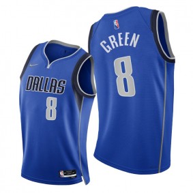 Mavericks Josh Green 2021-22 Diamond 75th Season Jersey Blue