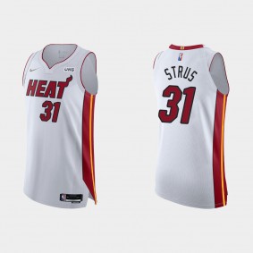 Heat Max Strus 2021/22 75th Authentic Association Jersey White