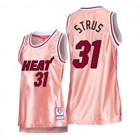 Max Strus Miami Heat Rose Gold Jersey 75th Anniversary Pink Women's