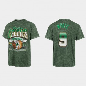 Celtics 75th City Derrick White Mineral Wash T-shirt Green Vintage Tubular