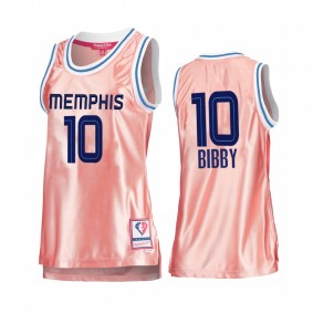 Mike Bibby Vancouver Grizzlies Rose Gold Jersey #10 Pink 75th Anniversary Women's Tank