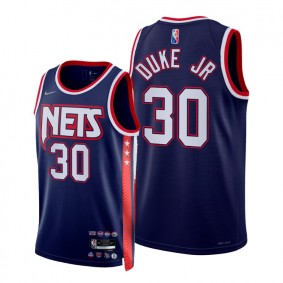 Nets David Duke Jr. 2021-22 City Edition Jersey Blue