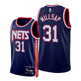 Nets Paul Millsap 2021-22 City Edition Jersey Blue