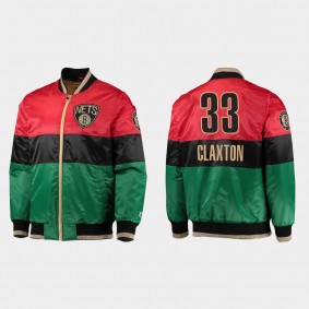 Nets Nicolas Claxton Black History Month BHM Jacket Red