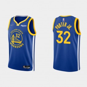 Warriors Otto Porter Jr. 2021/22 75th Diamond Royal Jersey Icon