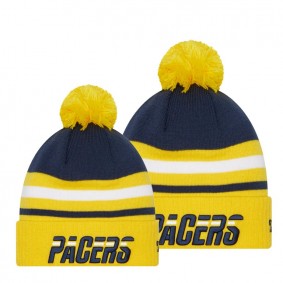 Indiana Pacers City Edition NBA 75th Season Knit Hat Blue