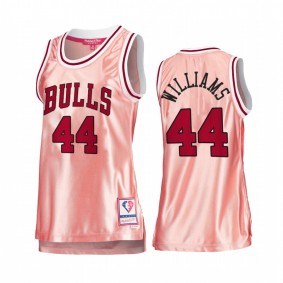 Patrick Williams Chicago Bulls Rose Gold Jersey #44 Pink 75th Anniversary Women's Tank