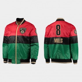 Nets Patty Mills Black History Month BHM Jacket Red