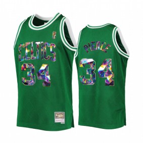 Boston Celtics Paul Pierce Green NBA 75th Diamond Anniversary Men Jersey Throwback