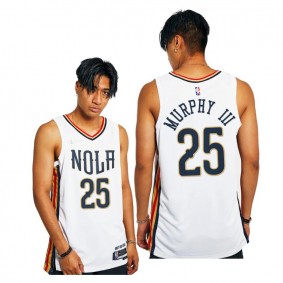 Pelicans Trey Murphy III 2021-22 City Edition Jersey White