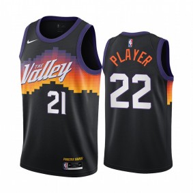 2021-22 Phoenix Suns NBA 75th Anniversary Black Jersey Limited Edition