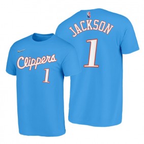 Reggie Jackson 2021-22 Clippers City Edition T-Shirt