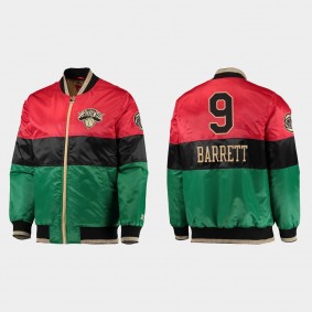 Knicks RJ Barrett 75th Anniversary BHM Jacket Red