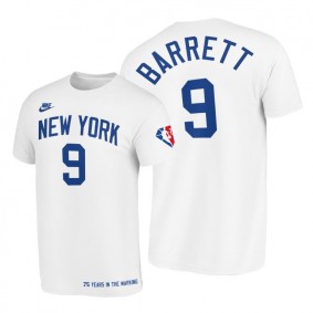 RJ Barrett 2021 Knicks Classic Edition T-Shirt White