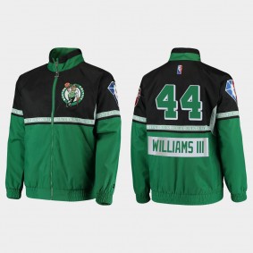 75th Celtics Robert Williams III Full-Zip Jacket Black Green