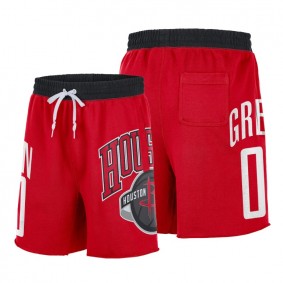 Jalen Green Rockets Red 75th Diamond Anniversary Shorts Pockets