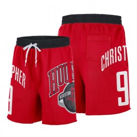 Josh Christopher Rockets Red 75th Diamond Anniversary Shorts Pockets
