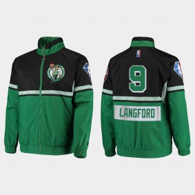 75th Celtics Romeo Langford Full-Zip Jacket Black Green