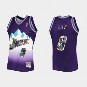 Jazz Rudy Gay 75TH Diamond Purple Jersey Retro