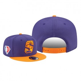 Phoenix Suns 2021 NBA Draft Purple Hat 75th Anniversary Logo