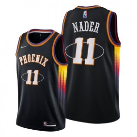 Suns Abdel Nader 2021-22 75th Diamond Anniversary Jersey Black