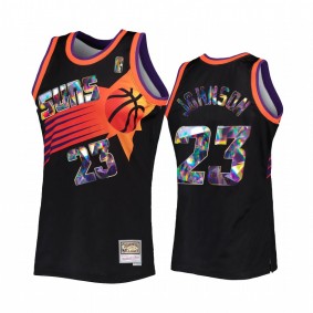 Cameron Johnson #23 Phoenix Suns NBA 75th Anniversary Diamond Jersey Black