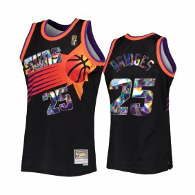 Mikal Bridges #25 Phoenix Suns NBA 75th Anniversary Diamond Jersey Black