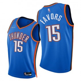 Thunder Derrick Favors 2021-22 75th Diamond Anniversary Jersey Blue