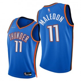 Thunder Theo Maledon 2021-22 75th Diamond Anniversary Jersey Blue