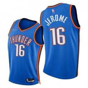 Thunder Ty Jerome 2021-22 75th Diamond Anniversary Jersey Blue