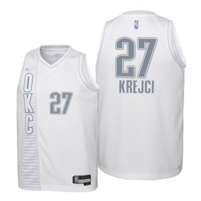 Vit Krejci Oklahoma City Thunder White 2021-22 City Edition Jersey - Kids