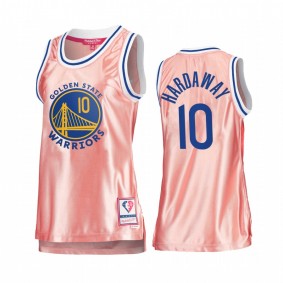 Tim Hardaway Golden State Warriors Rose Gold Jersey #10 Pink 75th Anniversary Women's Tank