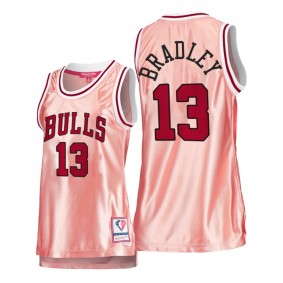 Tony Bradley Chicago Bulls Rose Gold Jersey 75th Anniversary Pink Women's