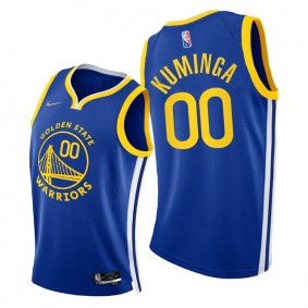 Warriors Jonathan Kuminga 2021-22 75th Diamond Anniversary Jersey Royal