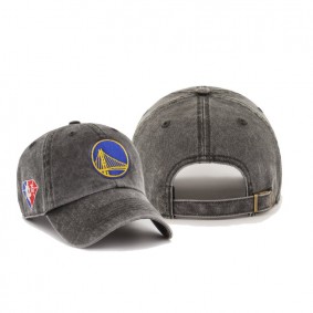 Golden State Warriors NBA 75th Anniversary Rocker 47 CLEAN UP Hat Black