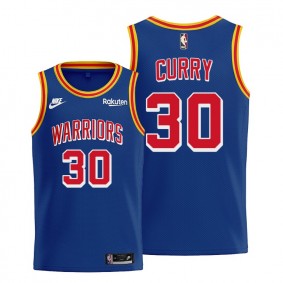 Stephen Curry Warriors 2021 Classic Edition Jersey Royal