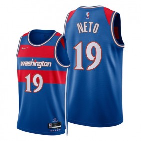 Wizards Raul Neto 2021-22 City Edition Royal Jersey NBA 75th