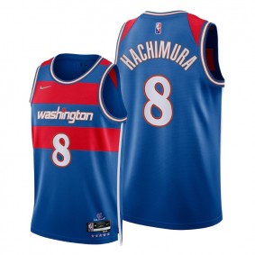 Wizards Rui Hachimura 2021-22 City Edition Royal Jersey NBA 75th