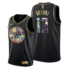 Wizards #13 Thomas Bryant Black Golden Diamond Edition Jersey 75th Anniversary