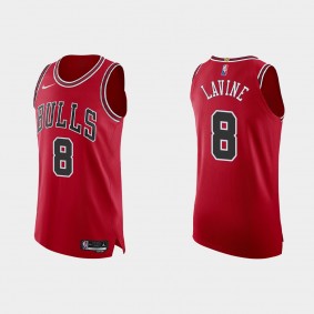 Bulls Zach LaVine 2021/22 75th Icon Authentic Jersey Red